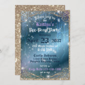 魅了された庭の前プロムのパーティー 招待状 (正面/裏面)