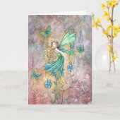 魅了された庭の妖精カード カード (黄色い花)