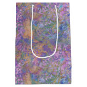 魅了された森林ろうけつ染め ミディアムペーパーバッグ (裏面)