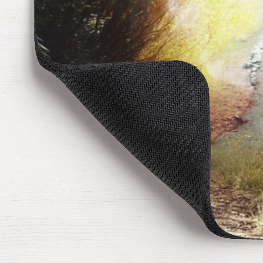 魅了された森林ファンタジーの芸術のマウスパッド マウスパッド (コーナー)