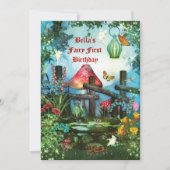 魅了された森林妖精森林パーティの招待状 招待状 (正面)