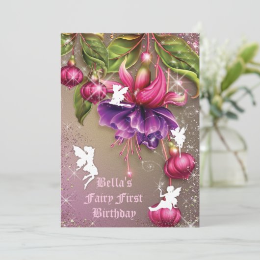 魅了された森林妖精森林パーティの招待状 招待状 (スタンド正面)