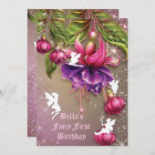 魅了された森林妖精森林パーティの招待状 招待状 (正面/裏面)