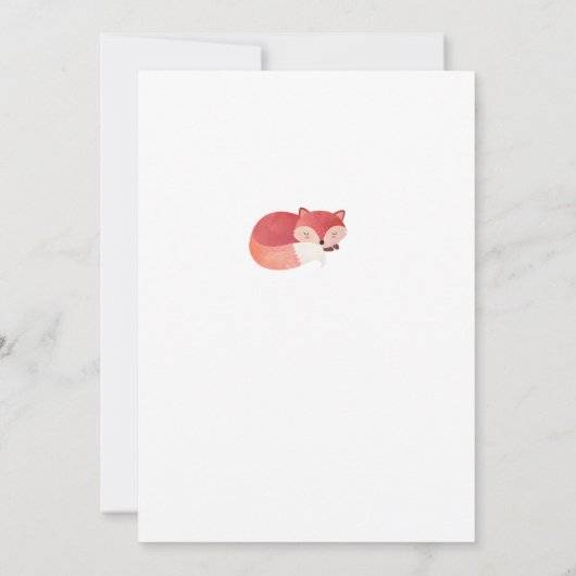 魅了された森林森林妖精のピンクの女の子の誕生日 招待状 (裏面)