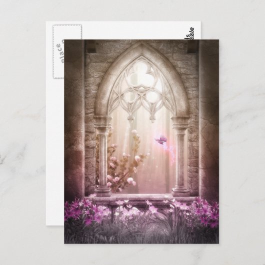 魅了された森林8郵便はがき ポストカード (正面/裏面)