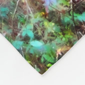 魅了された森林 フリースブランケット (角)