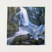 魅了された森-自然の静かな景色  タペストリー (正面)