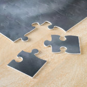 魅了された灰色猫 ジグソーパズル (側面)