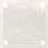 魅了された草原 ガラスコースター (裏面)