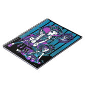 "魅了された"ゴシック様式オートクチュールの魔法の妖精のノート ノートブック (左側)