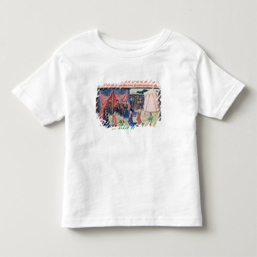 魅了されているカール大帝および彼の男爵 トドラーTシャツ (正面)