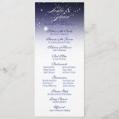 魅了される夜の結婚式プログラムを均等にします プログラム (裏面)