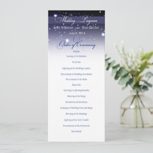 魅了される夜の結婚式プログラムを均等にします プログラム (スタンド正面)