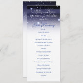 魅了される夜の結婚式プログラムを均等にします プログラム (正面/裏面)