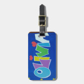 魅了のオリビアの荷物のラベル ラゲッジタグ (正面縦)