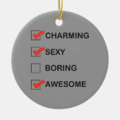 魅了 セラミックオーナメント (正面)