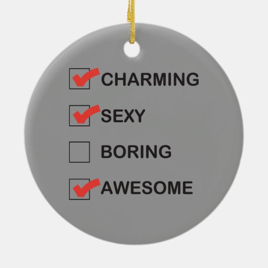 魅了 セラミックオーナメント (裏面)