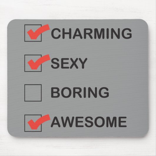 魅了 マウスパッド (正面)