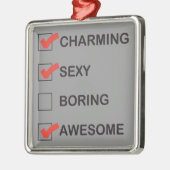 魅了 メタルオーナメント (左)