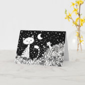 魅了-挨拶状 カード (黄色い花)