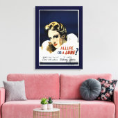 魅力かルアーか？ キャンバスプリント (インサイチュ (リビング))