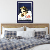 魅力かルアーか？ キャンバスプリント (インサイチュ (寝室))