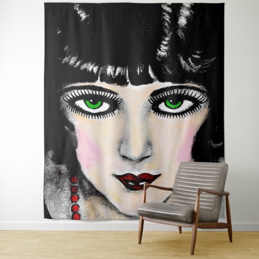 魅力のある目 タペストリー (インサイチュ)