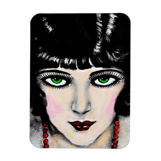 魅力のある目 マグネット (縦)