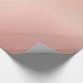 魅力のばら色の金ゴールドの金属一見のエレガントな金モダン ラッピングペーパー (コーナー)