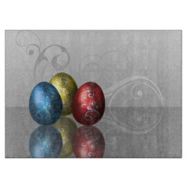 魅力のイースターエッグ-まな板 カッティングボード