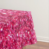 魅力のショッキングピンクのグリッター テーブルクロス (インサイチュ)