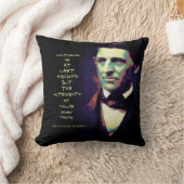 魅力のラルフ・ワルド・エマーソンの引用文の法律 クッション (ブランケット)