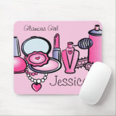 魅力の女の子の誕生日 マウスパッド (マウス)