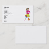 魅力の女の子 名刺 (正面/裏面)