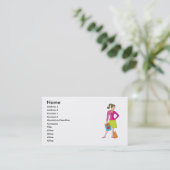 魅力の女の子 名刺 (スタンド正面)