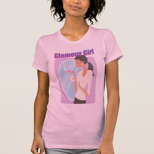 魅力の女の子 Tシャツ (正面)