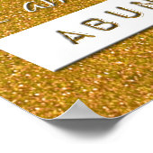 魅力の法則お金の富ヨガマインドフル引用文 ポスター (角)