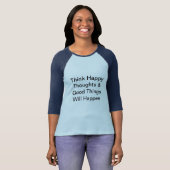 魅力の法律についての重要なメッセージを共有して下さい Tシャツ (正面フル)