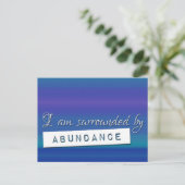 魅力の豊富の断言の安息令 ポストカード (スタンド正面)