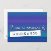 魅力の豊富の断言の安息令 ポストカード (正面/裏面)