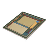 魅力はっきりした芸術工芸幾何学模様 タイル (側面)