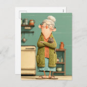 魅力的おばあちゃん シーズンポストカード (正面/裏面)