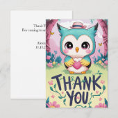 魅力的お洒落る サンキューカード (正面/裏面)