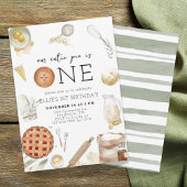 魅力的かわいこちゃんパイ最初の誕生日 招待状