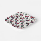 魅力的さくらんぼクラスタ ペーパープレート (傾斜あり)