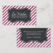 魅力的でカスタマイズ可能なグリッターの名刺 名刺 (正面/裏面)