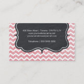 魅力的でカスタマイズ可能なグリッターの名刺 名刺 (裏面)