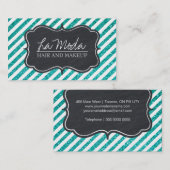 魅力的でカスタマイズ可能なグリッターの名刺 名刺 (正面/裏面)