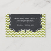 魅力的でカスタマイズ可能なグリッターの名刺 名刺 (裏面)