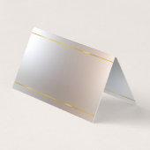 魅力的でモダンで贅沢でエレガントなテンプレートのトレンディー 名刺 (裏面)